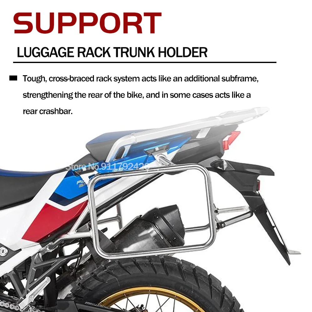 Stainless Steel Luggage Rack For Honda CRF1100L Africa Twin Adventure Sport 2021 Motorcycle Panniers Topcase Saddlebag Bracket