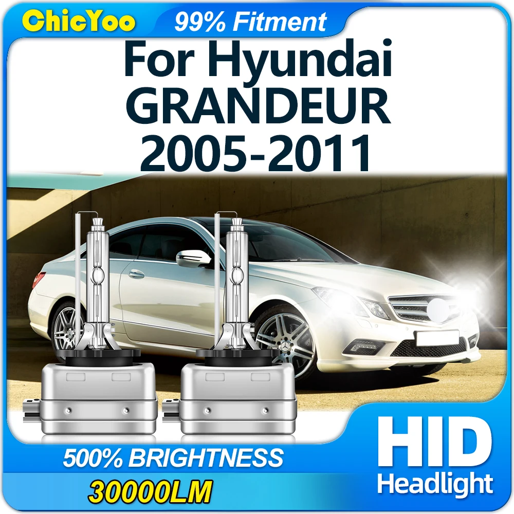 

Ксеноновые фары 12 В D1S 30000LM, автоматические фары 6000K Plug And Play, HID фары для Hyundai GRANDEUR 2005-2007 2008 2009 2010 2011