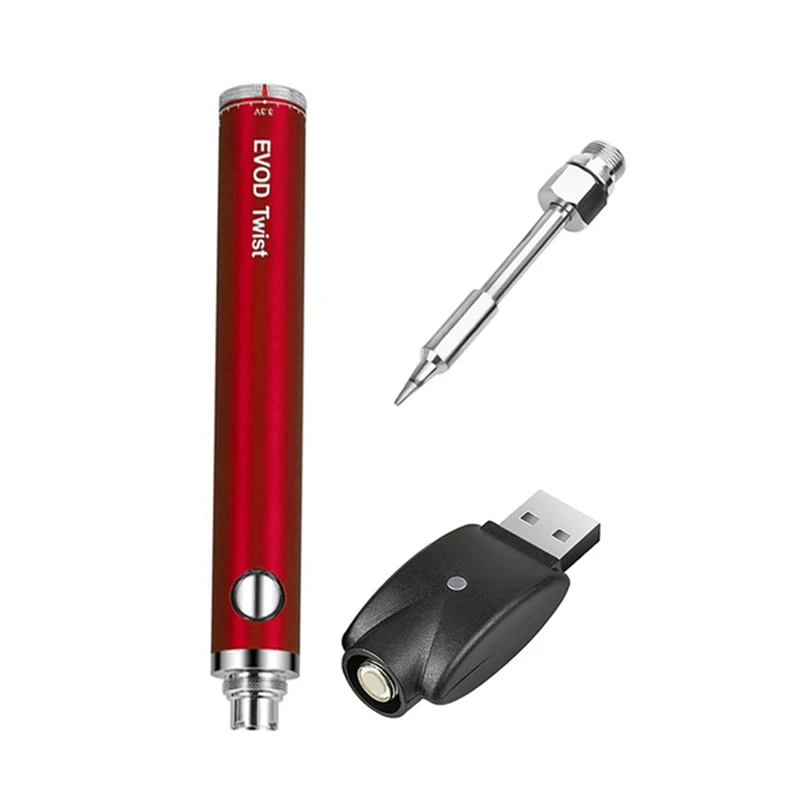 Portable Cordless Soldering Iron For Small Tin Soldering Repair Electronic Component Tools Temperature Adjustable