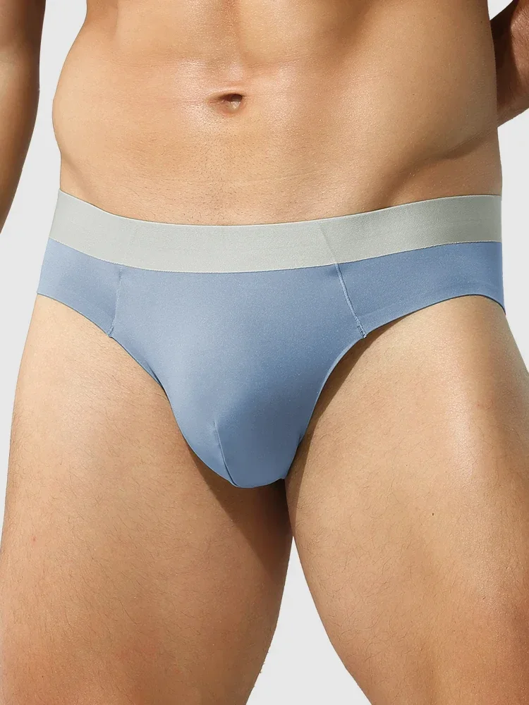 

5PCS100-pair underwear, men's double-sided, seamless, summer thin, comfortable and breathable shorts, men's triangle pants