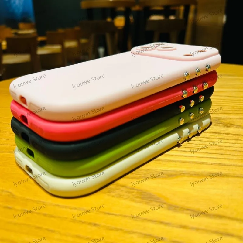 Kameraschutz Candy Flüssigsilikon Weiche Hülle für iPhone 17 Pro Max 11 12 13 14 Plus 15 16 XR 18PRO Verstärkte Stoßfänger-Abdeckung – Detail 9