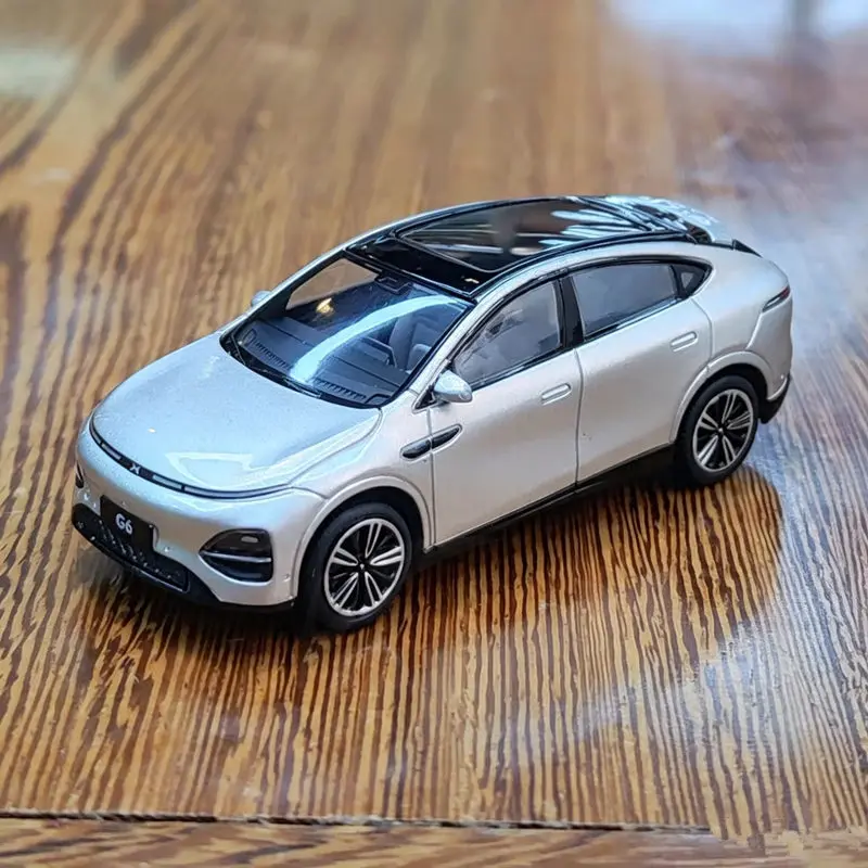 1:64 XPENG G6 Coupé SUV Legierung Elektro-Sportwagen Modell Diecast Metall Neue Energie Fahrzeuge Auto Modell Simulation Miniatur Maßstab