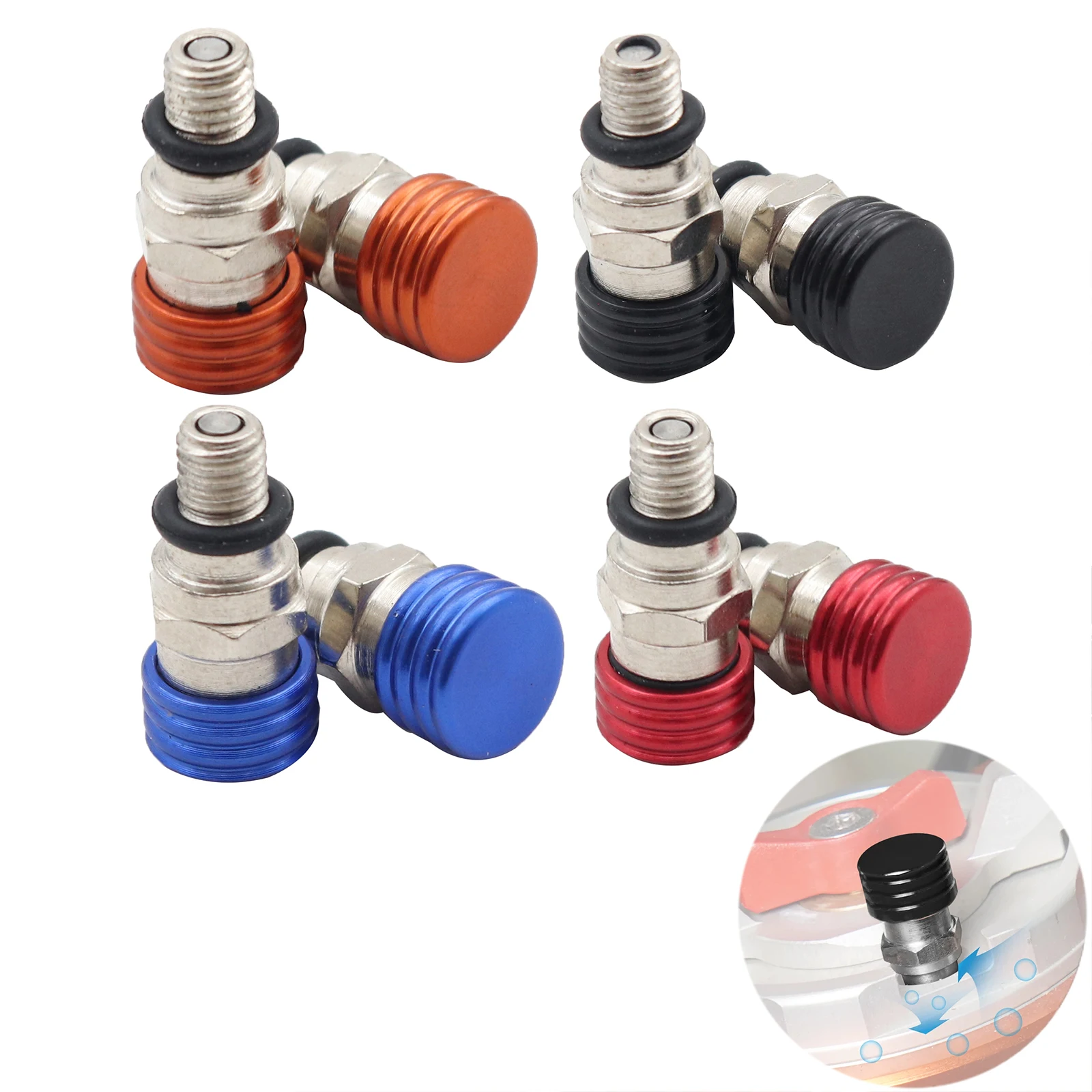 

Motorcycle M5*0.8cm Fork Air Bleeder Valve For Honda Yamaha Suzuki Kawasaki CR YZ WR KX F RM 125 250 450 Dirt Bike Motocross