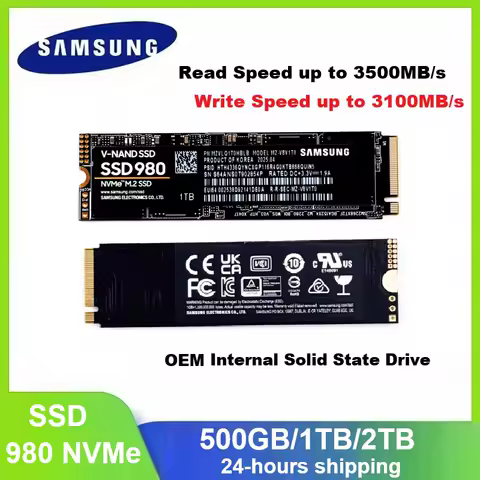 SAMSUNG 980 SSD NVMe M.2 Internal Solid State Disk Hard Drive 250GB 500GB 1TB 2TB TLC PCIe 4.0 SSD Laptop Desktop disco duro