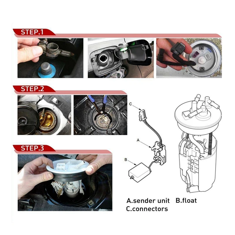 Fuel Pump Assembly Fuel Pump Assembly Replace 17040-8H31B For Toyota Corolla Matrix 1.8L 2005-2008 E8874M SP9165M