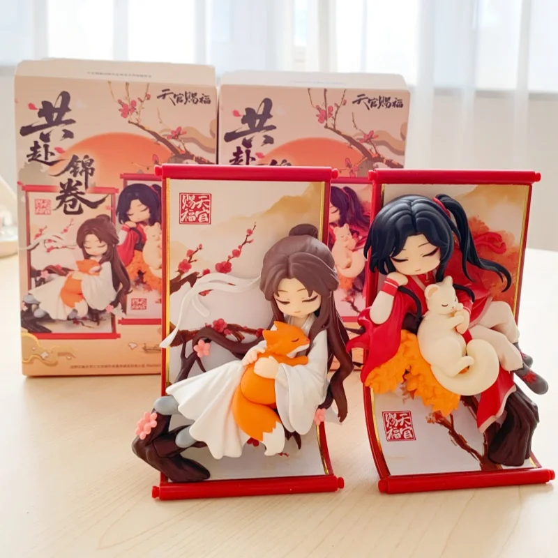 

Heaven Official'S Blessing Blessing Magnetic Fridge Sticker Blind Box Figure Anime Periphery Xie Lian Hua Cheng Desktop Ornament