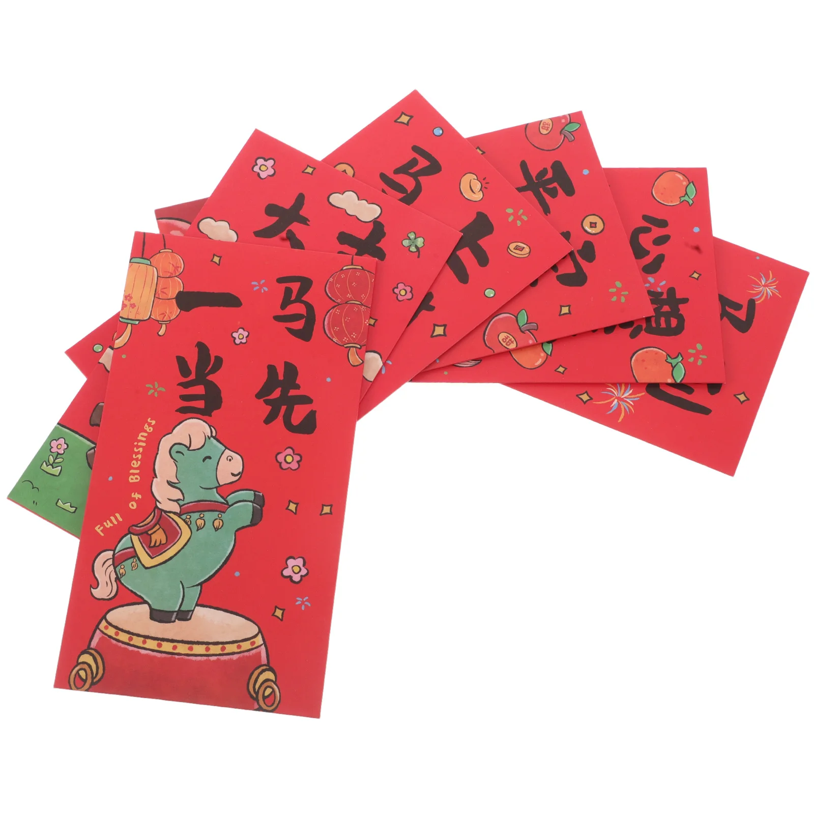 

36 шт. красный конверт с годом лошади 2026 китайский Новый год Хунбао счастливые деньги подарок креативный дизайн свадьба весенний фестиваль вечерние