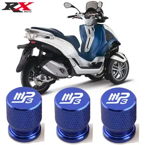 Rétroviseurs Moto Pour Piaggio MP3 500 - Ajustables Et Pliables - Design Aérodynamique - Alliage Aluminium