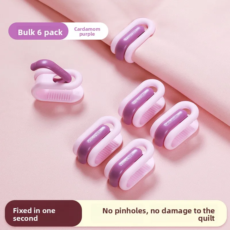 

Bed Sheet Anti-Slip Tool, Corner Clips for Fall and Winter Duvet Covers, Universal, Safe, Seamless, Keeps Duvet in Place