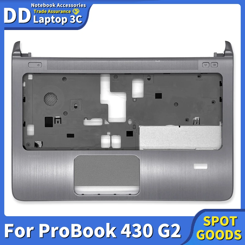 

New Original Laptop Palmrest Upper Case With Touchpad Panel For HP Probook 430 G2 Laptop Bottom Top Cover 768213-001 Silvery