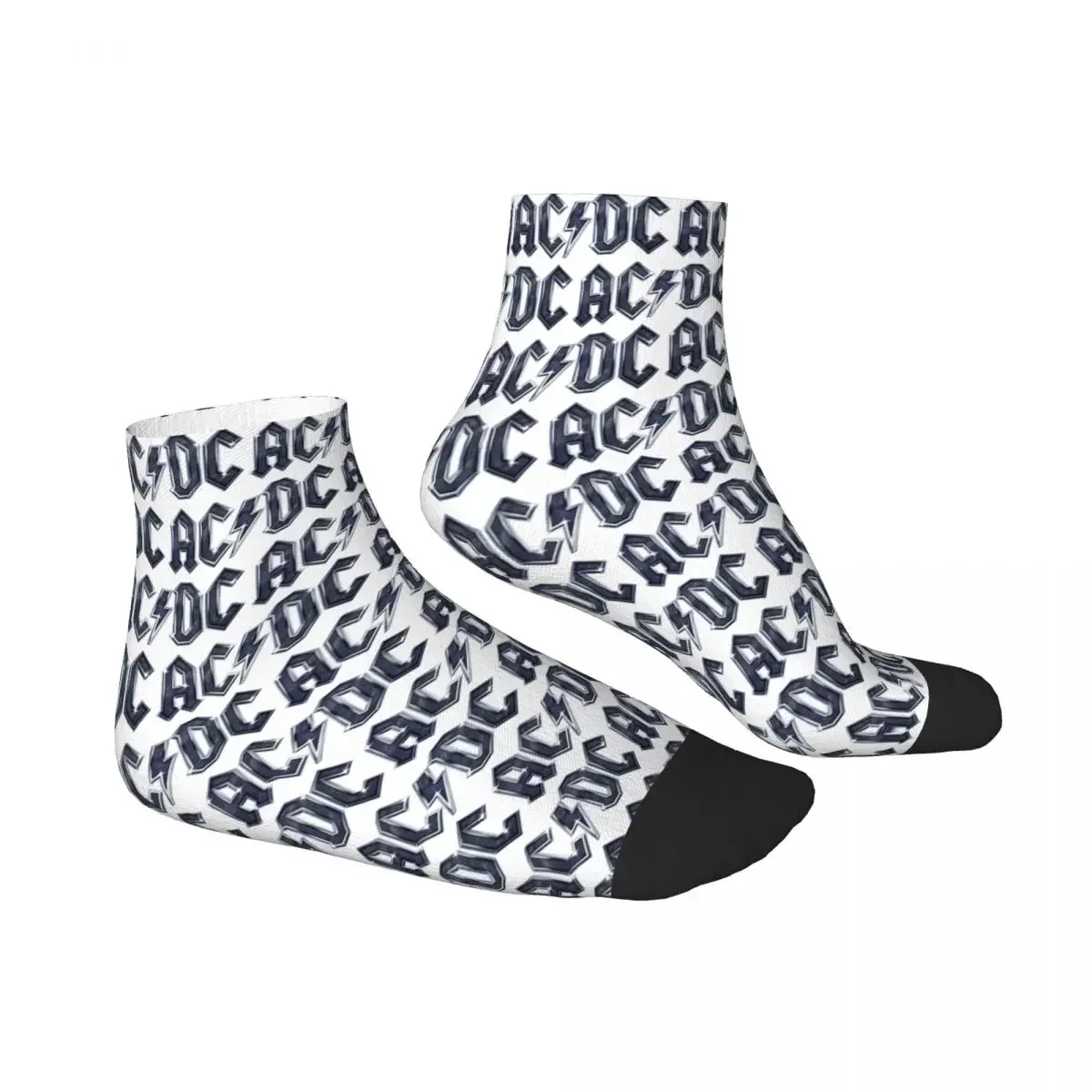 AC DC Heavy Metal (1) Socks Harajuku High Quality Stockings All Season Socks Accessories for Man's Woman's Christmas Gifts