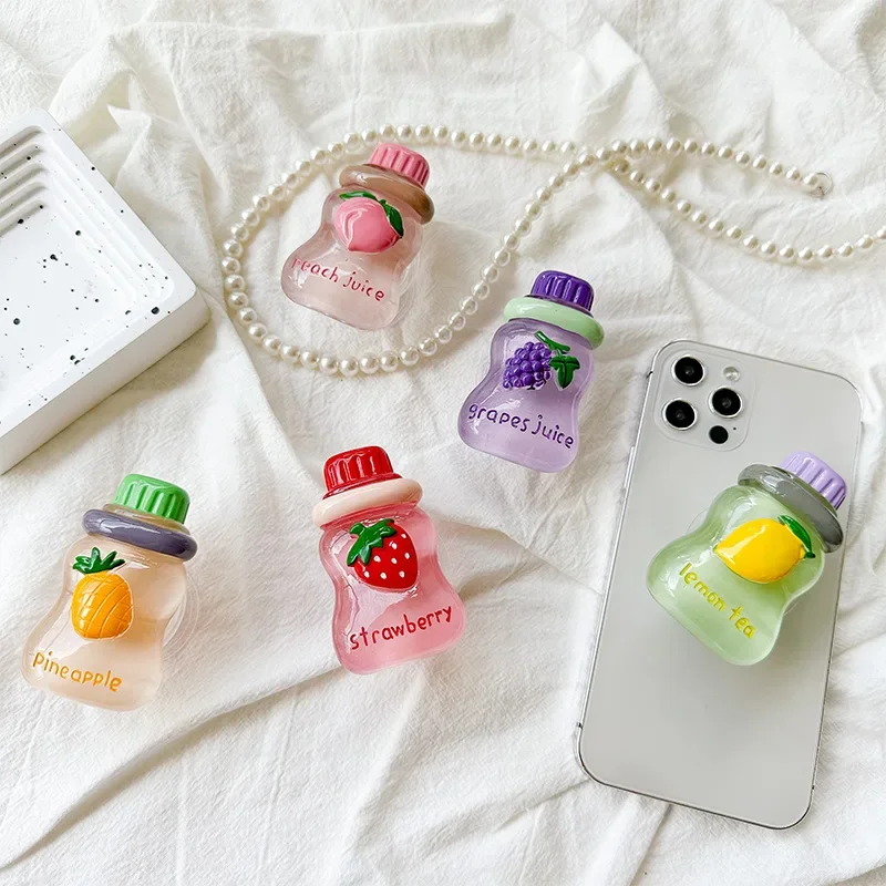 

Fun Simulation Drink Phone Holder Three-dimensional Mobile Phone Air Bag Holder Desktop Support Portable and Stable Phone Grip