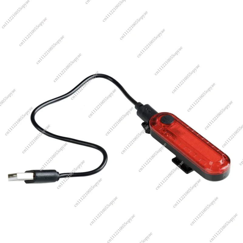 USB Rechargeable COB LED Warning Tail Light for Bicycle Backpack Night Riding Safety Flashing Light Outdoor Cycling Accessory