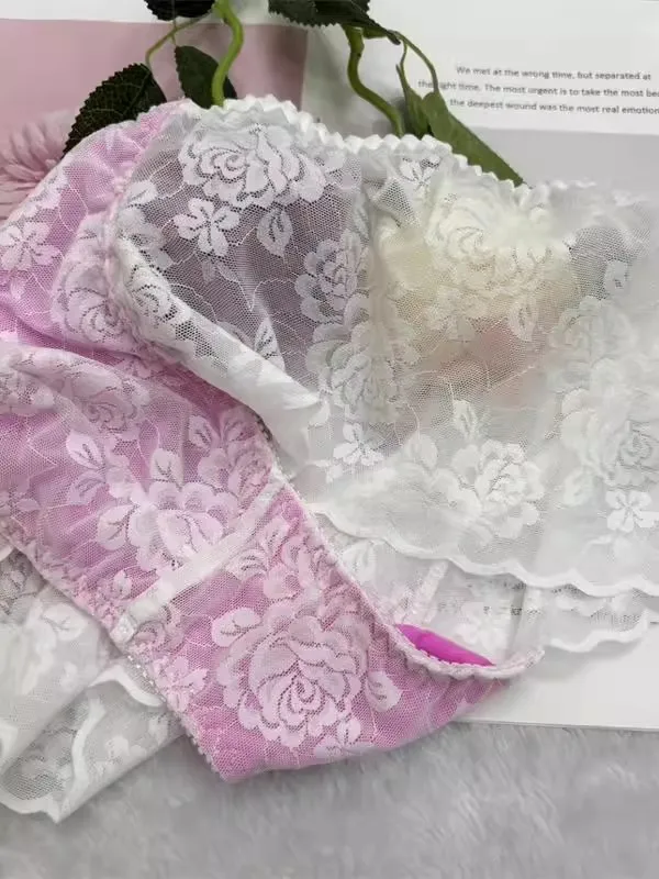 Man's Lace Hem Brief view 3