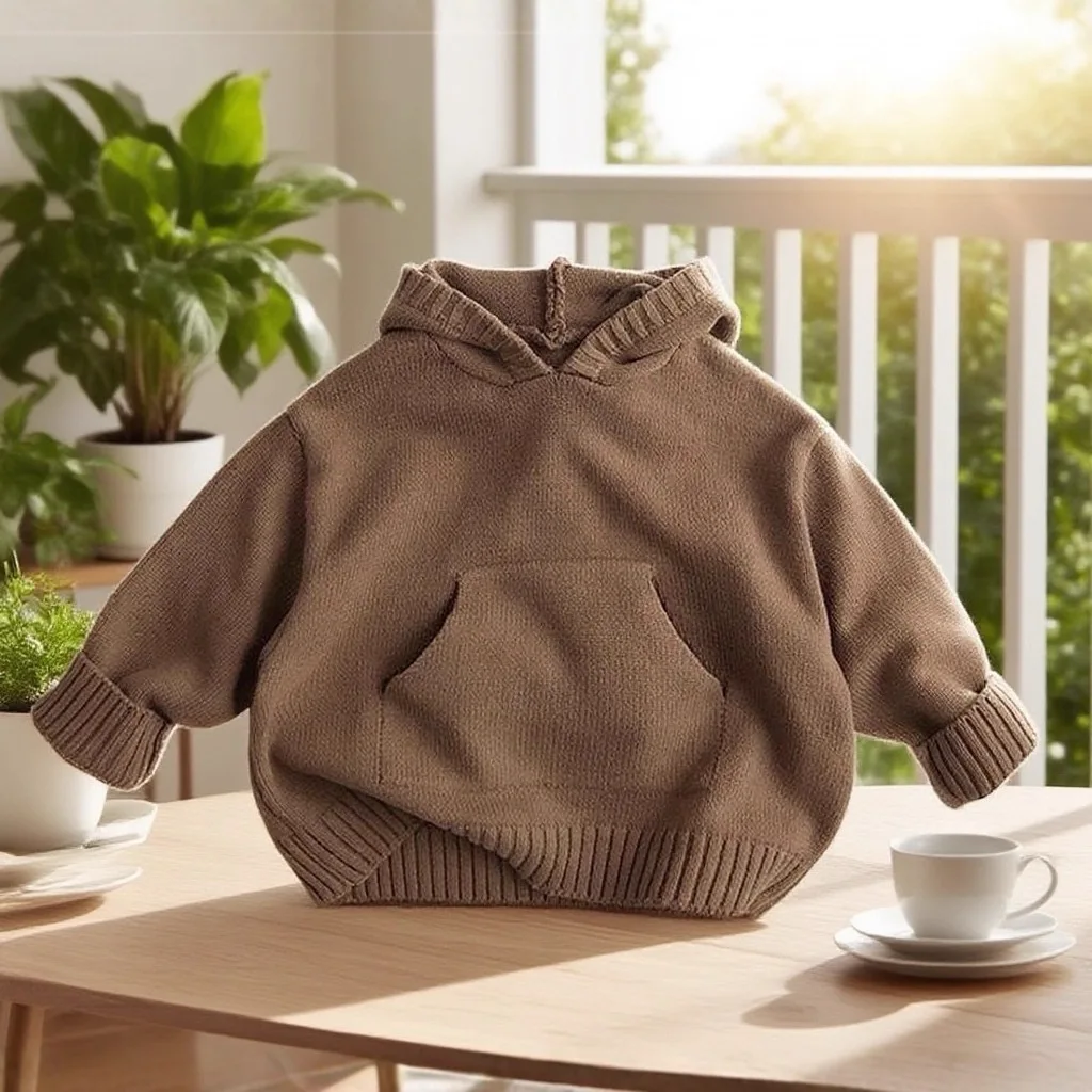 RAISE 2026 Autumn Toddler Boys Sweater Vintage 1-6Yrs Kids Babys Boys Hoodded Knitwear Casual Children Boys Knitted Pullovers