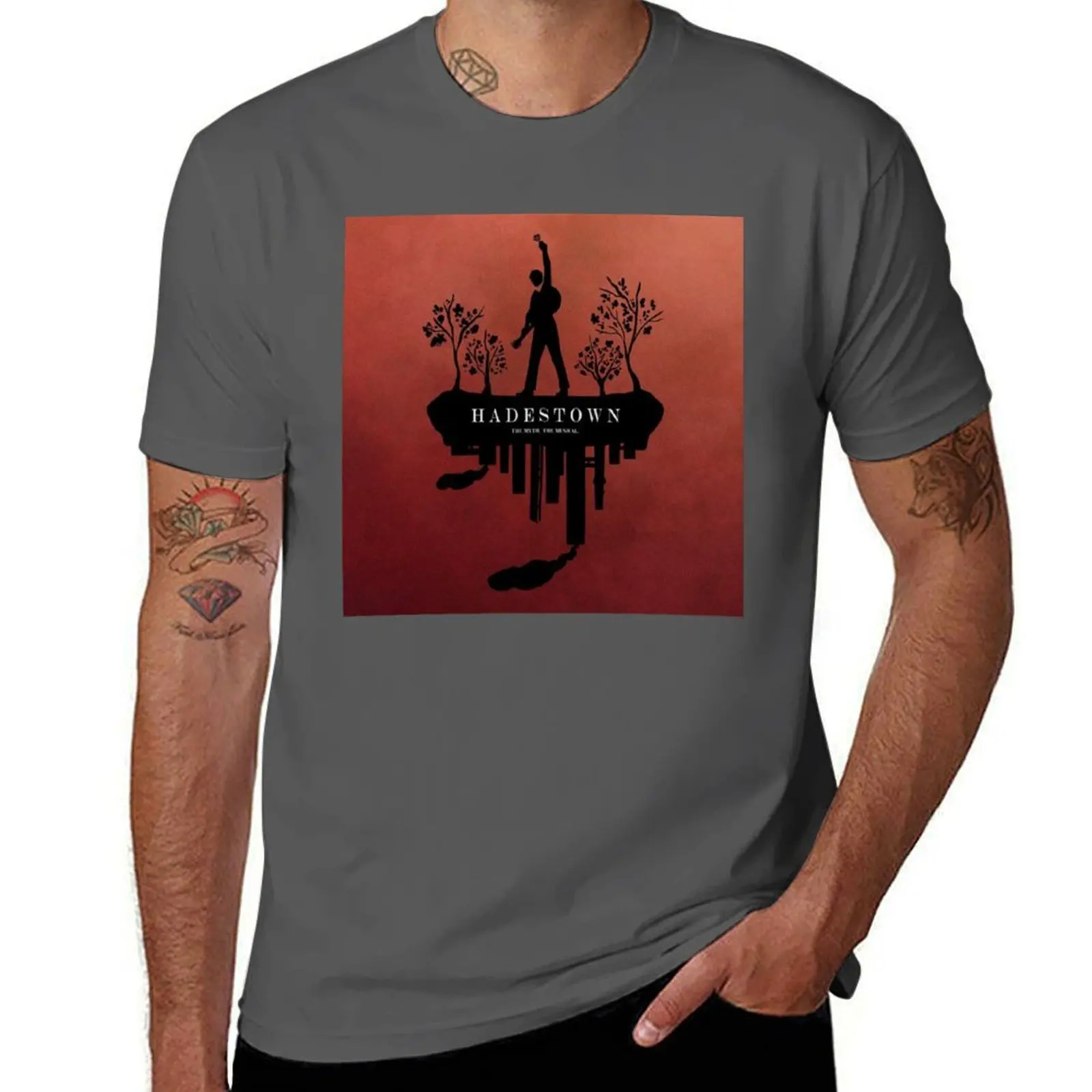 

Way Down Hadestown T-Shirt t shirts cotton 100% man t shirt cotton man t shirt summer T-Shirt