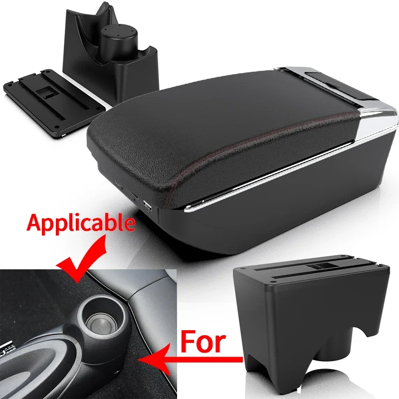 For BMW Mini Countryman Clubman Cooper Coupe R50 R56 Armrest Box Central Store Content Cup Holder Ashtray Interior Car-styling