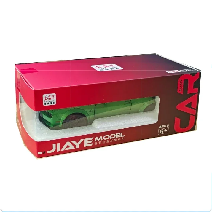 Modèle de voiture Challenger SRT Hellcat, avec son et lumière, jouet en alliage moulé sous pression pour enfants, Simulation de véhicule, cadeau collectif, 1:22
