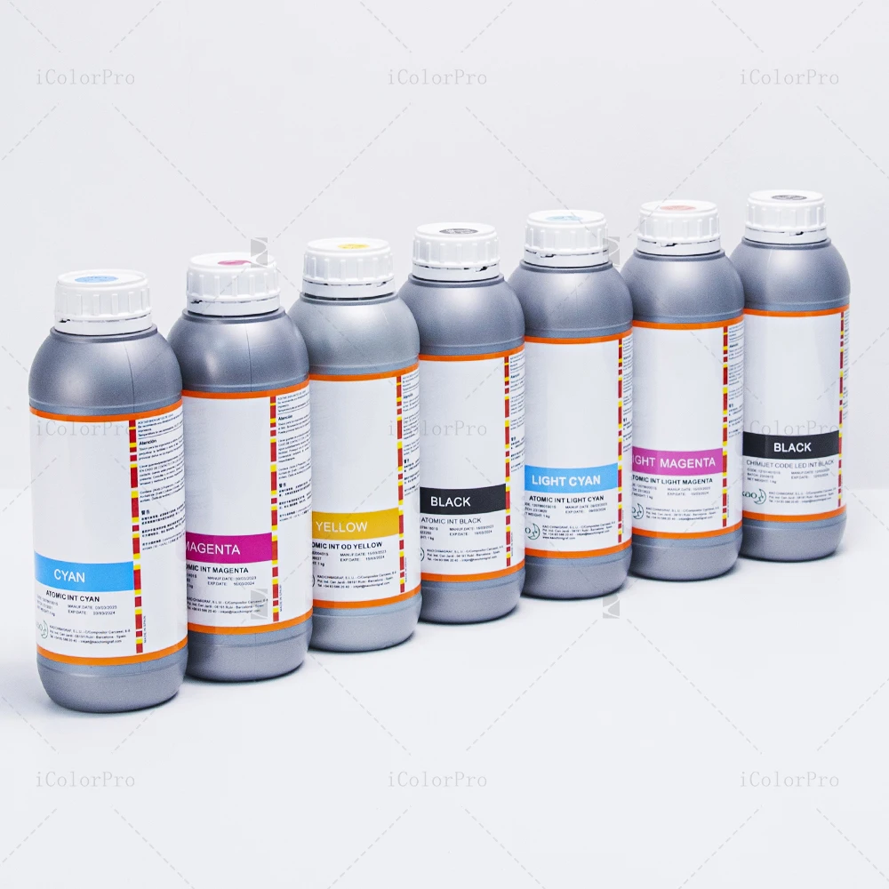 Chimigraf オリジナル UV インク、産業用インクジェット プリンター用 – 高い密着性と鮮やかな色、コニカ/リコー ヘッドと互換性あり