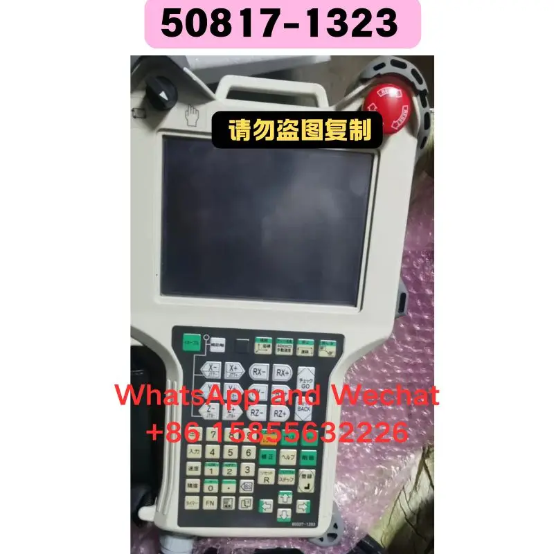 Used OEM disassembled parts 50817-1323 Teach Pendant Functional test OK Quick delivery