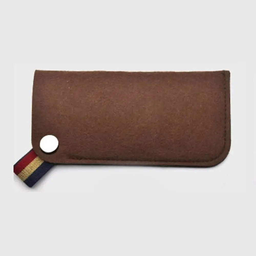 Fashion Unisex Accessories Felt Cloth Container Portable Glasses Box Glasses Storage Sunglasses Bag Glasses Bags