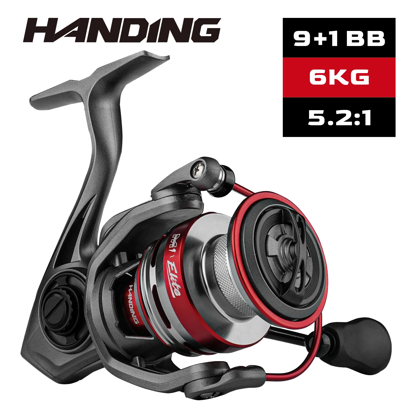 handing-エリート軽量スローディセントシステムスピニングリール-6kg-最大ドラグ-3ディスクドラグワッシャー-ギア比52-1-ネジ込み式ハンドル
