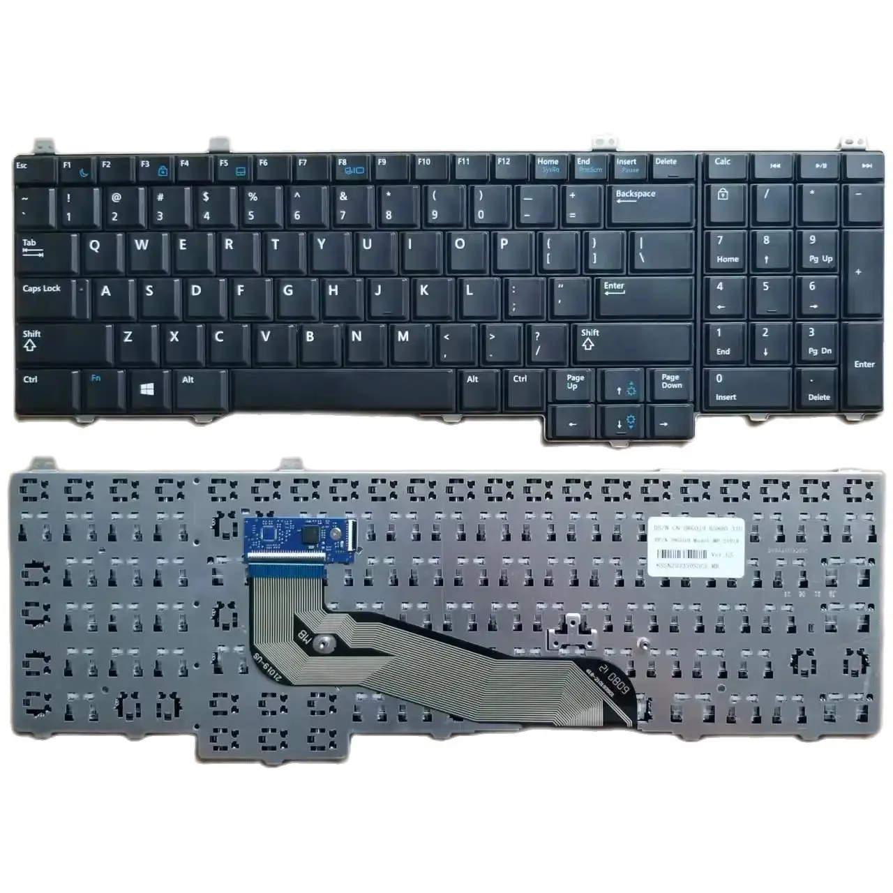 

New US Keyboard For Dell Latitude 15 5000 E5540 Laptop English Black 08G019 21019