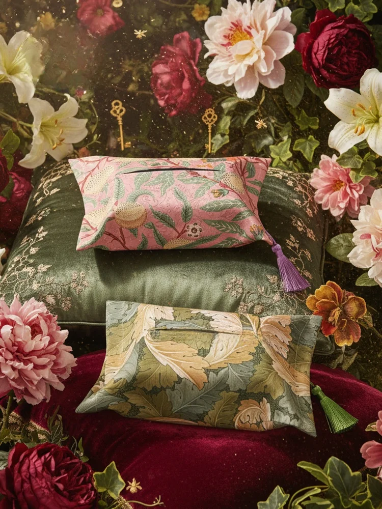 

Коробка для салфеток серии Morris, декоративный органайзер для гостиной, домашняя коробка для салфеток, коллекция Museum Collection VA Retro Sle UV P...