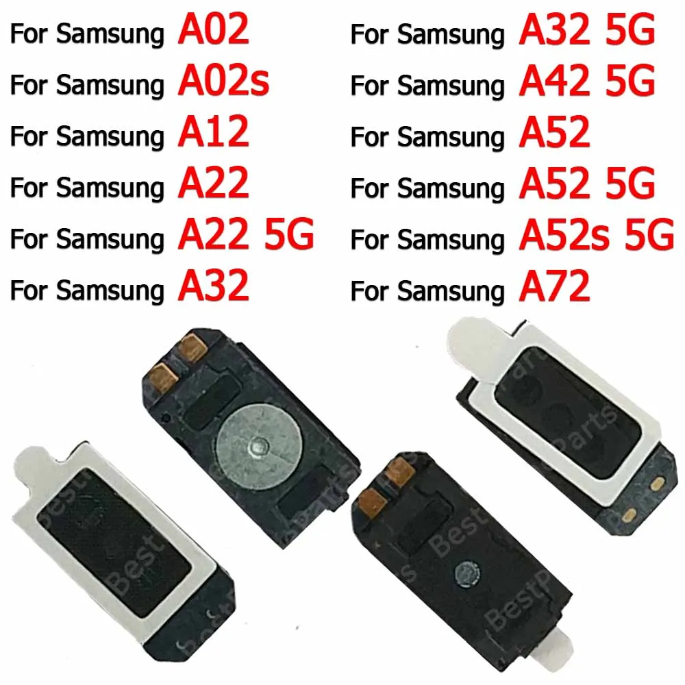 For Samsung Galaxy A02 A02s A12 A22 A32 A42 A52 A52s A72 5G Earphone Top Ear Speaker Front Built-in Repair Earpiece Receiver