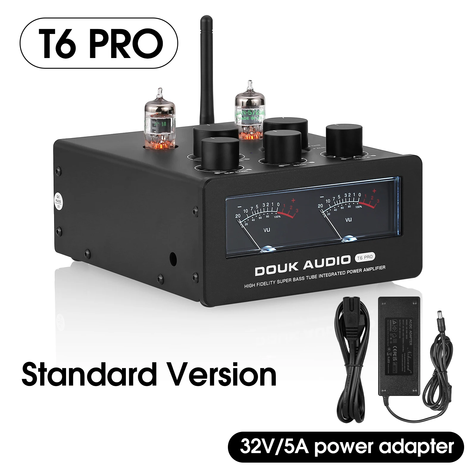 Douk Audio T6PRO HIFI TPA3255 チューブアンプ Bluetooth JAN5725