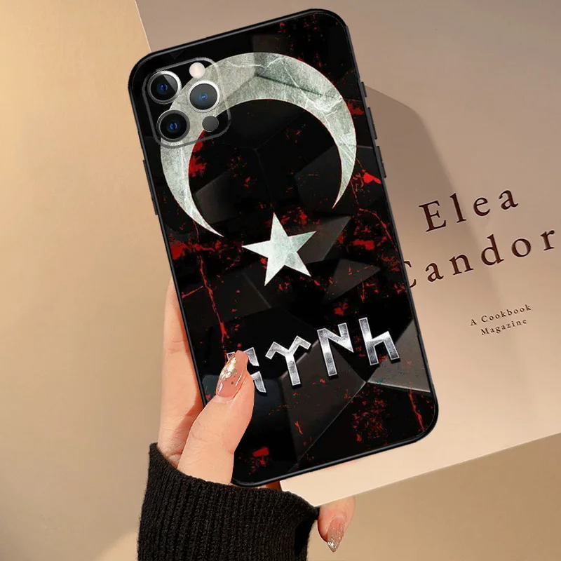 جمهورية تركيا العلم أنقرة الحال بالنسبة آيفون 16 15 14 13 12 11 17 برو ماكس 12 13 البسيطة 15 16 زائد 16e 17 الهواء الغطاء الخلفي #4