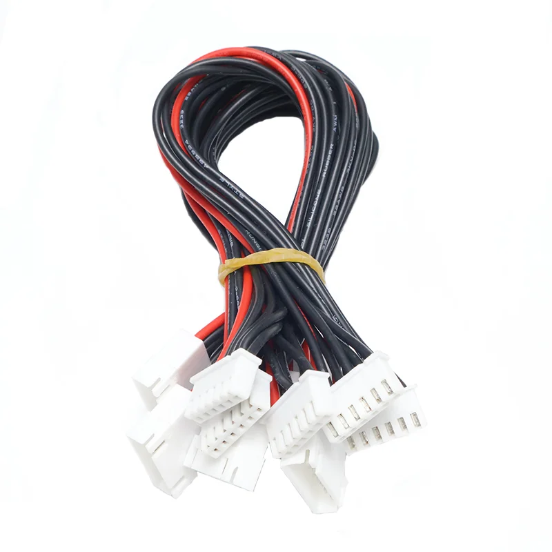 5pcs JST-XH 1S 2S 3S 4S 5S 6S 7S 8S 100mm 22AWG Lipo Balance Wire Extension Charged Cable Lead Cord for RC Lipo Battery Charger view 6