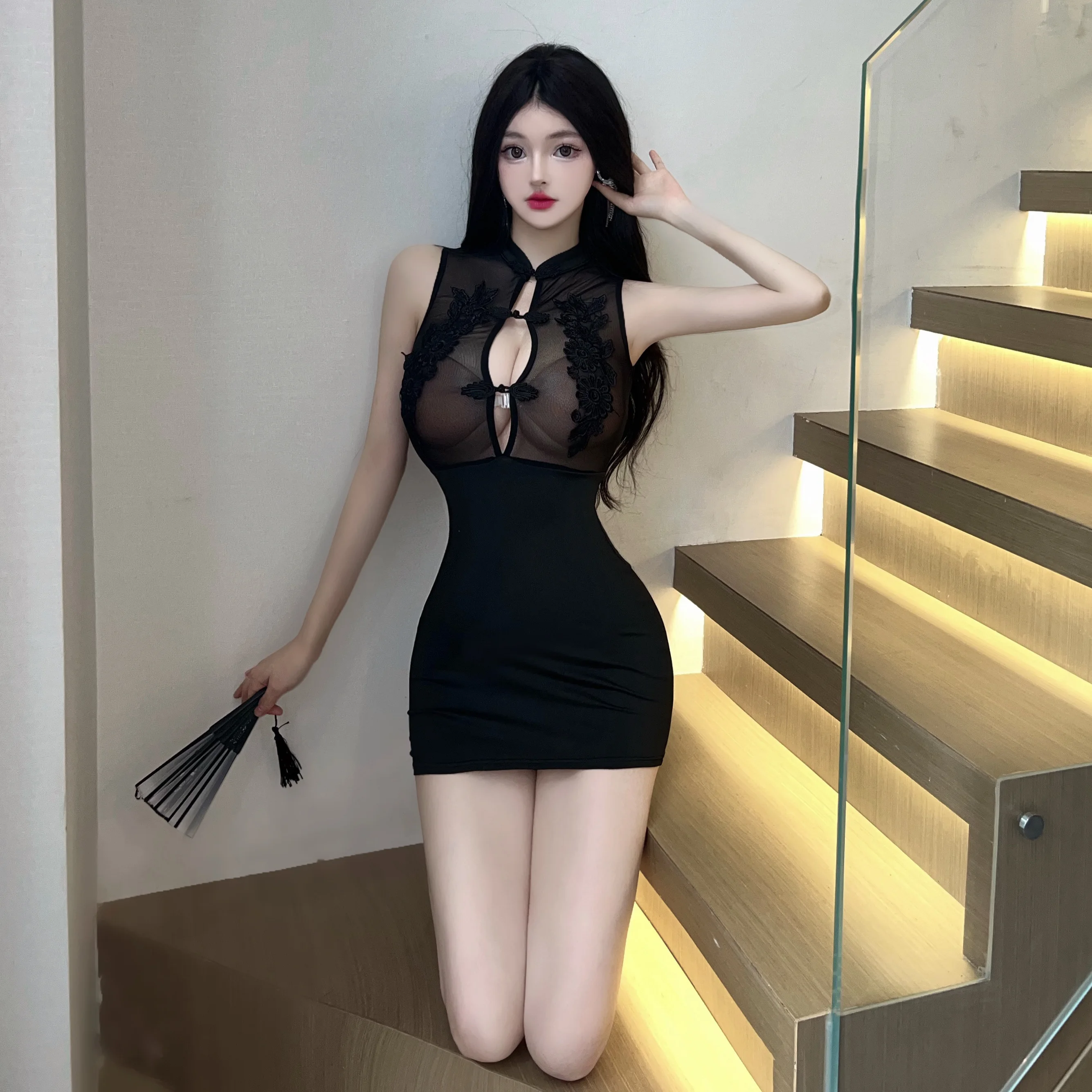 مثير لصق انظر صعبة Svel الرجعية الدكتور المرأة عالية الخصر Bodycon ميدي تنورة الخريف وصول جديد #3