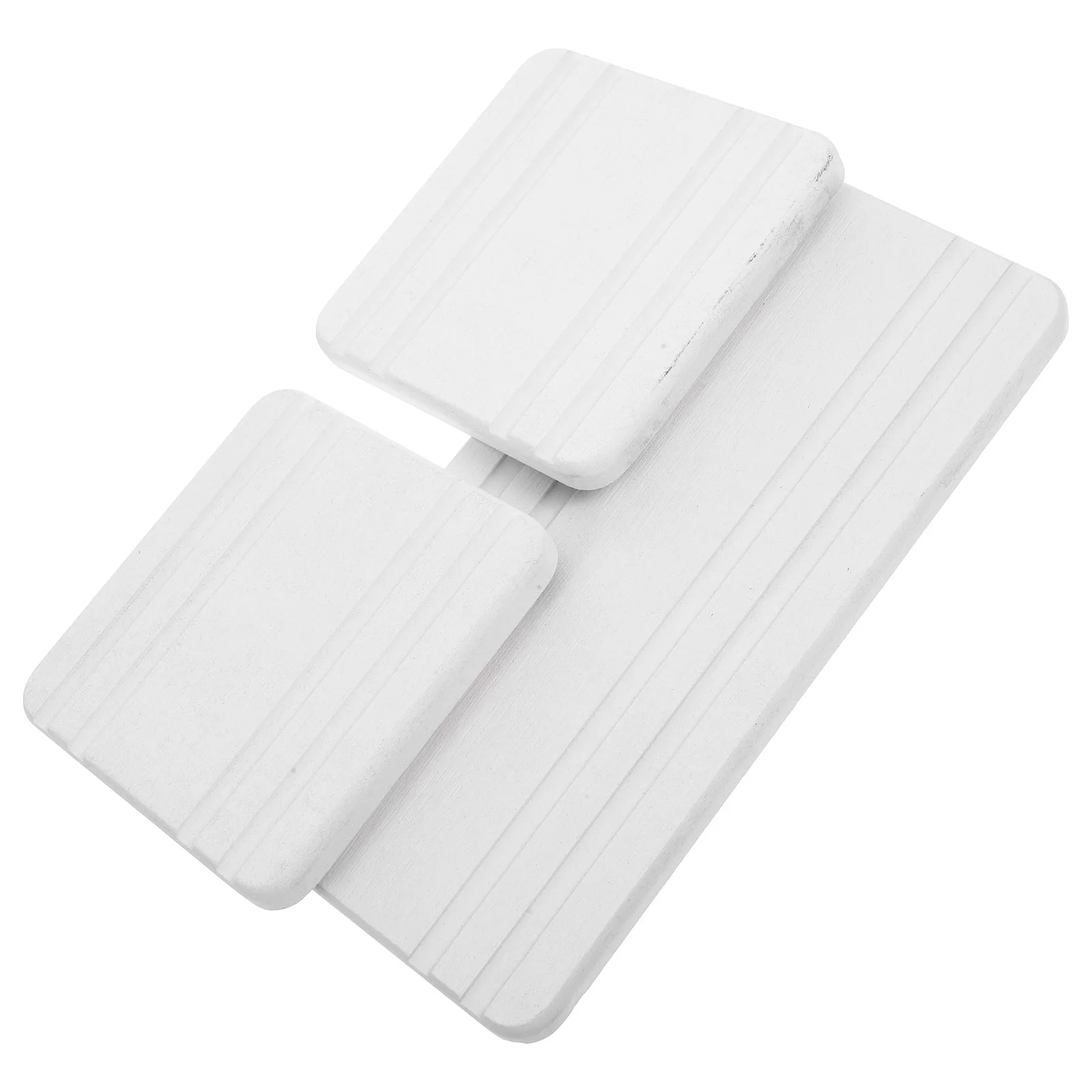 

3 PCS Soap Holder Absorbent Stone Tray Drying Pad Serving Utensils Diatom Mud Foaming Dish