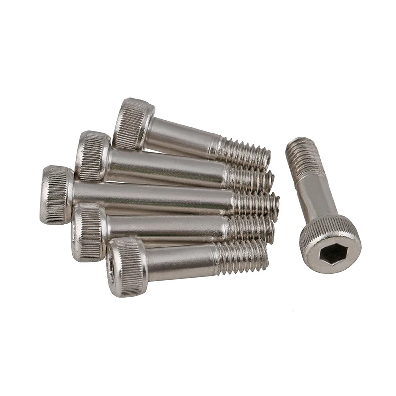 12.9 등급 세미 스레드 육각 소켓 나사, RC 슬리브 나사 모델, 하프 투스 니켈 도금, 10 개