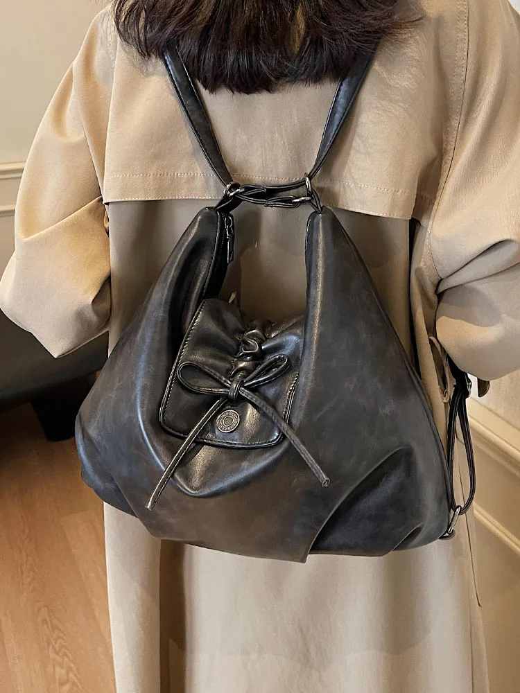 

Модная женская сумка-тоут большой вместимости через плечо, многофункциональная, в стиле ретро, для города, новинка 2026 года