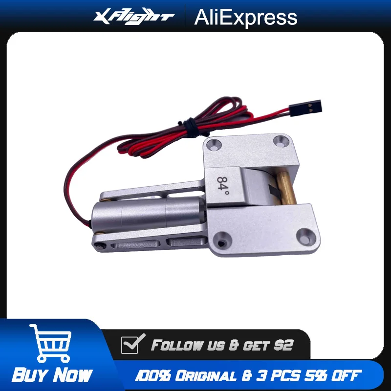 

XAERO ER120 84° Retractable Landing Gear, Heavy-Duty Aluminum Undercarriage for RC Jet, 1/5-1/6 Scale Turbine Model