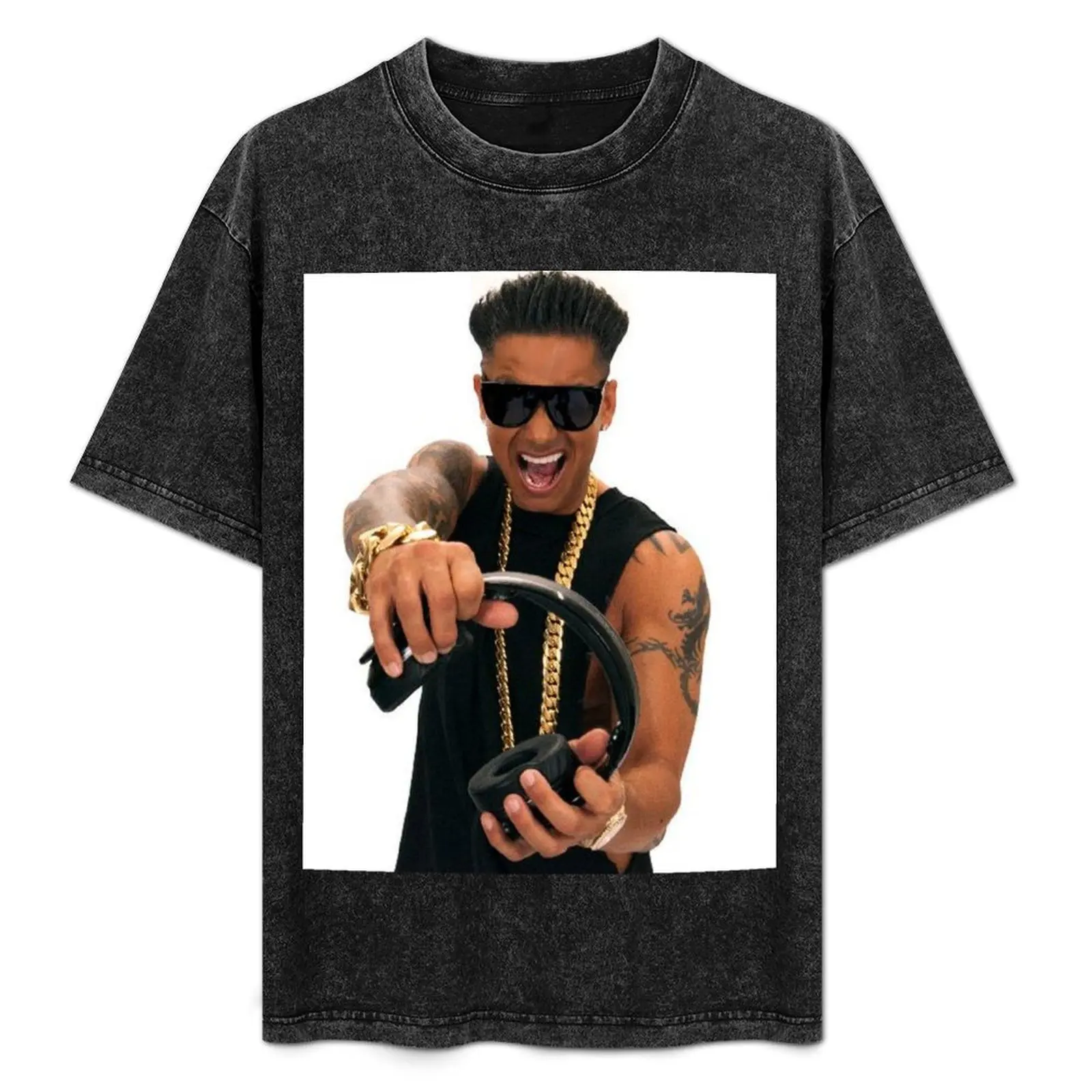 

Dj pauly d yeah buddy jersey T-Shirt Anti-Fade Casual Tee Shirt