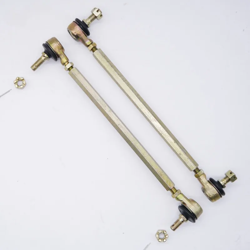 2pcs M10-M10 210mm 220mm 230 240mm 250mm 260mm 300mm ATV Tie Rod Kits Fit Ball Joint for China Chinese ATV Quad Bike Parts