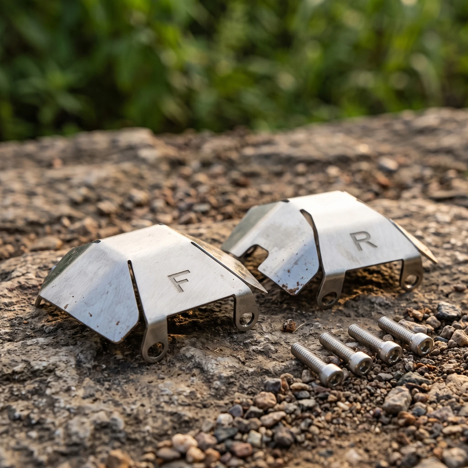Chassis Bridge Shield Kit Corrosion-Resistant Skid Plate for RC Crawler Builders, Scale Builds, Trail Rigs