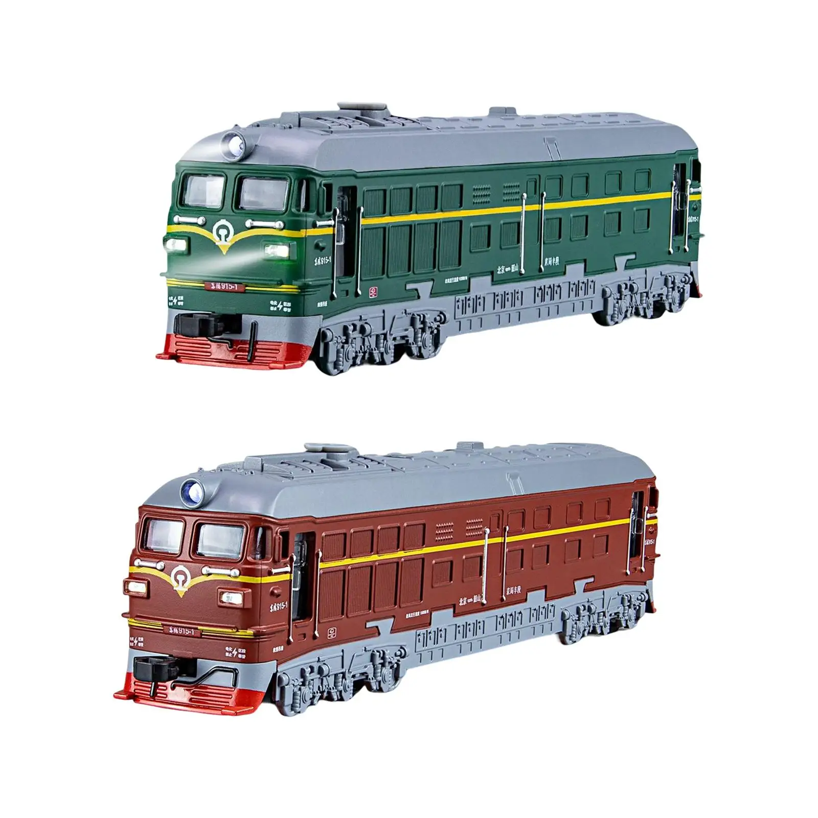 Simulation Steam Train Model Toys Modern Locomotives Decorative for Children