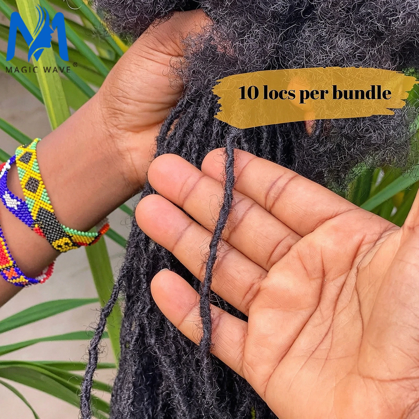 8-20inch Handmade Permanent Sisterlock Loc Extensions Human Hair 0.1-0.4cm Thickness Human Hair Interlocking Dreadlock Extension