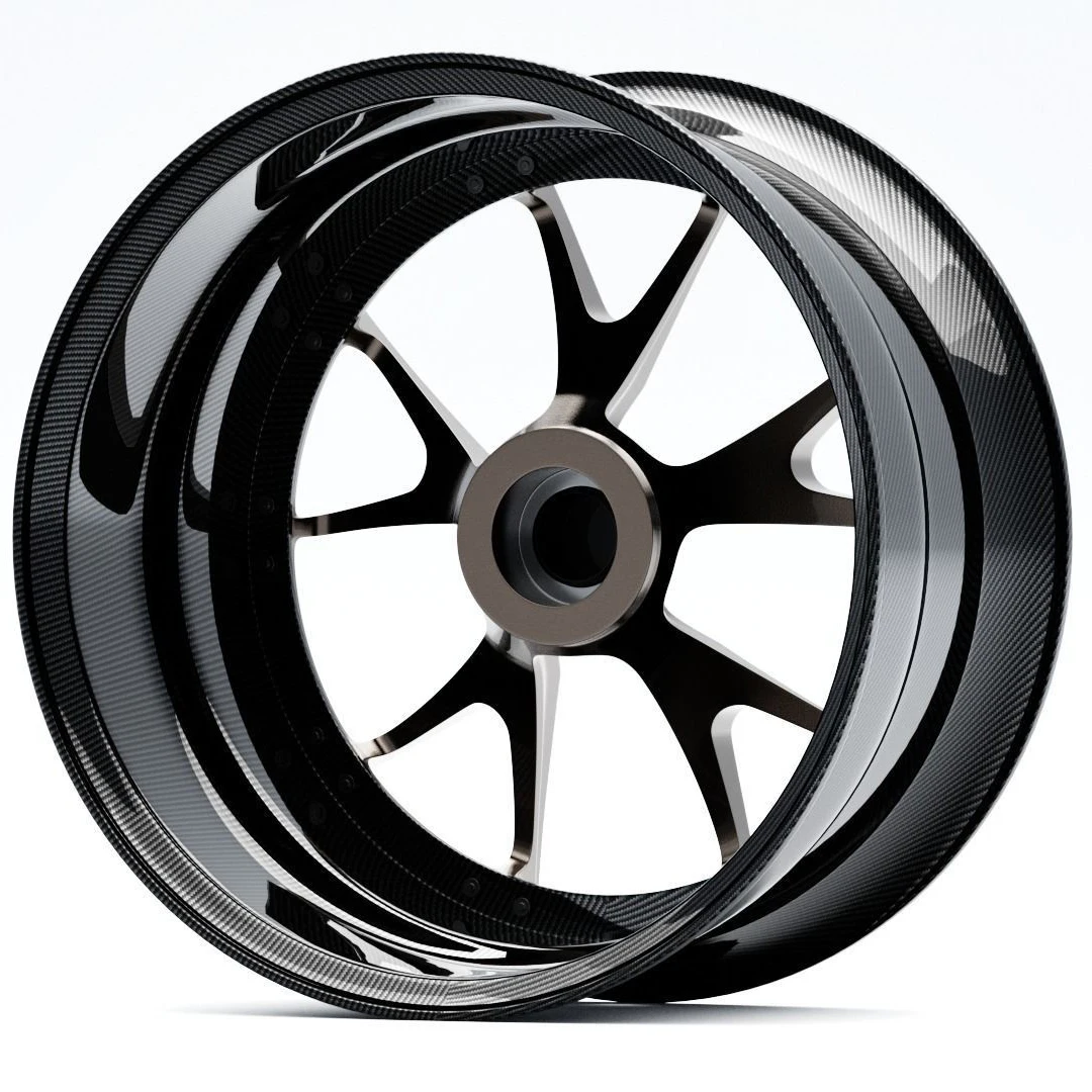 Lightweight High Hardness Carbon Fiber Forged Wheel Rim, Premium Alloy Hub Affordable Universal Auto Mod Parts