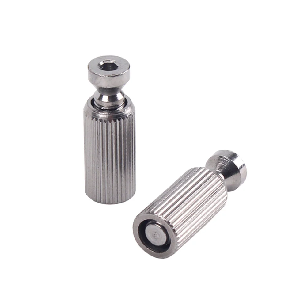 

2pcs Electric Guitar Tremolo Bridge Studs Elevating Anchors Replacement For Bass Durable Metal Hardware Silver
