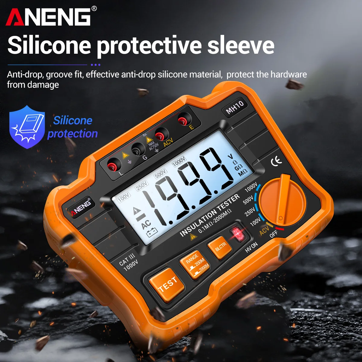 aneng-mh10-digital-insulation-resistance-tester-100-1000v-dc-01-1999mΩ-cat-iv-600v-auto-discharge-hv-warning-built-in-ac