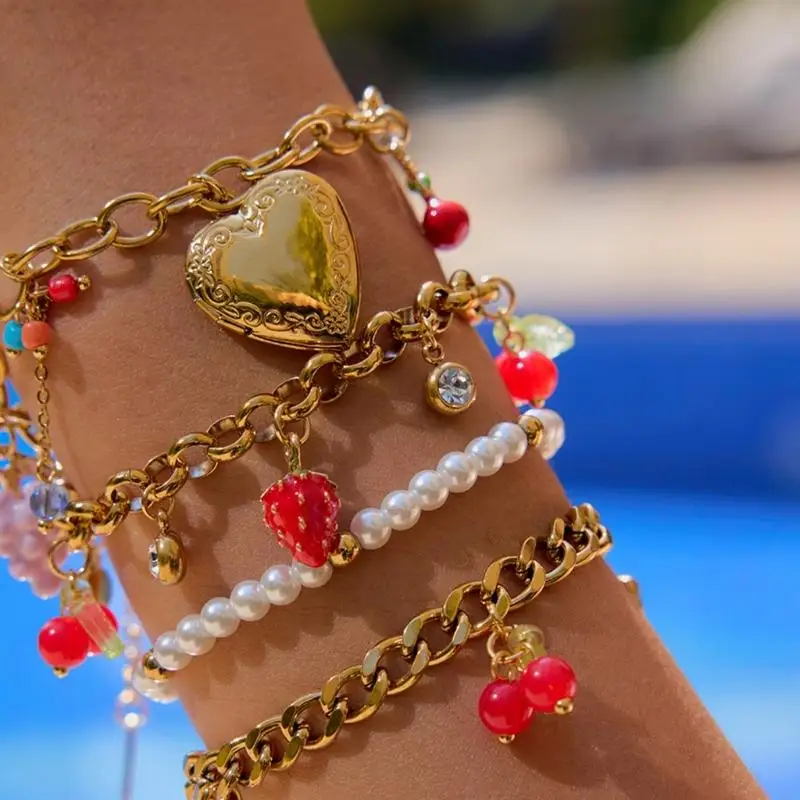 Bracelet à fruits multiples à mode