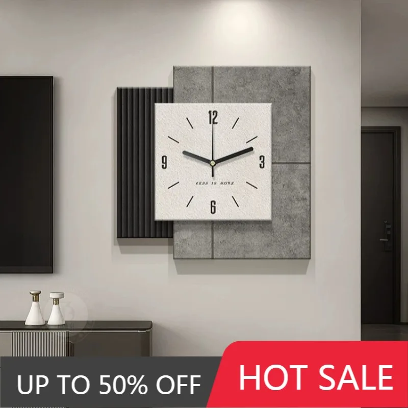 Minimalist Wall Clock Modern Home Large Luxury Wall Clocks Living Room Decoration Watches Creative Aesthetic Interior Ornaments