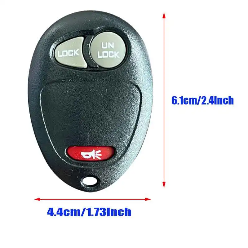 For Chevrolet Colorado Isuzu Keyless Entry Car Key Case 3/4Buttons Remote Key Shell Case For Buick Hummer H3 GC