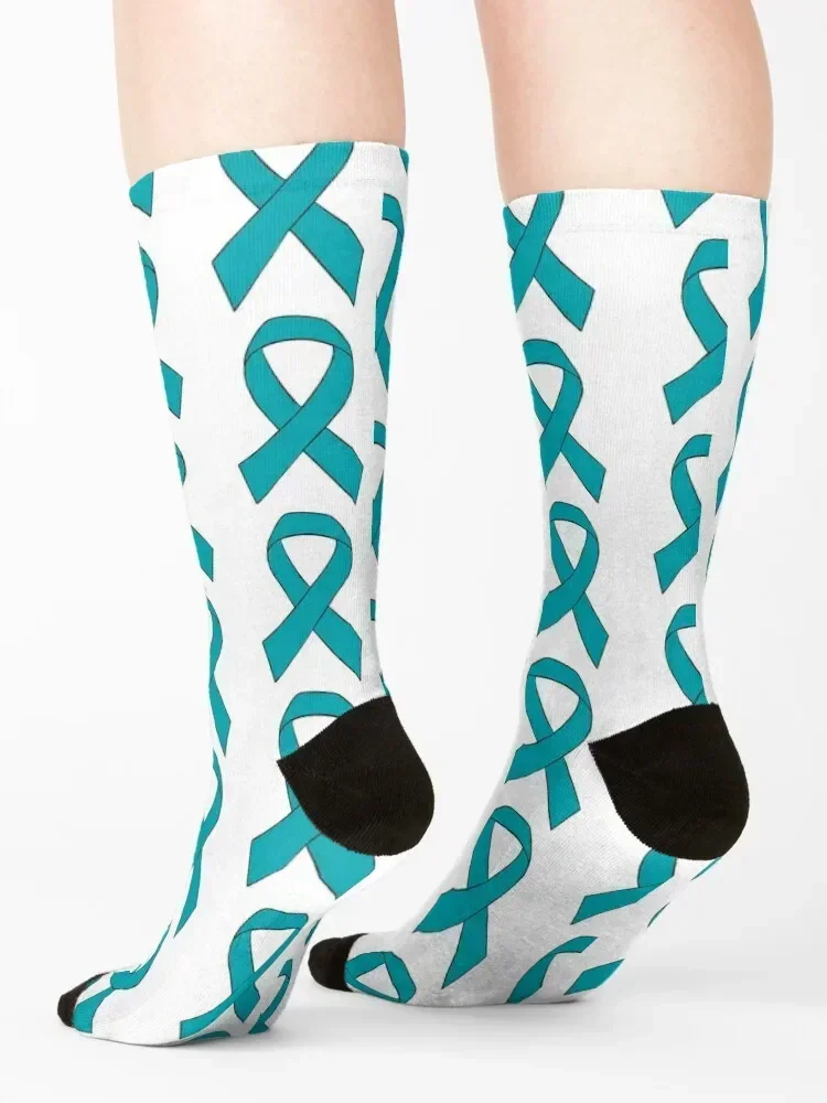 Ovarian Cancer Ribbon Socks Run designer brand anime happy Men's Socks Luxury Women's