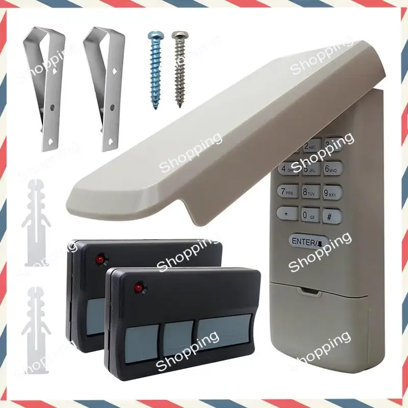 

M20K 373LM Garage Door Opener Keypad Remote For Yellow Learn 8010, 8065, 8075, 8155, 8160, 8165, 8355, 8360